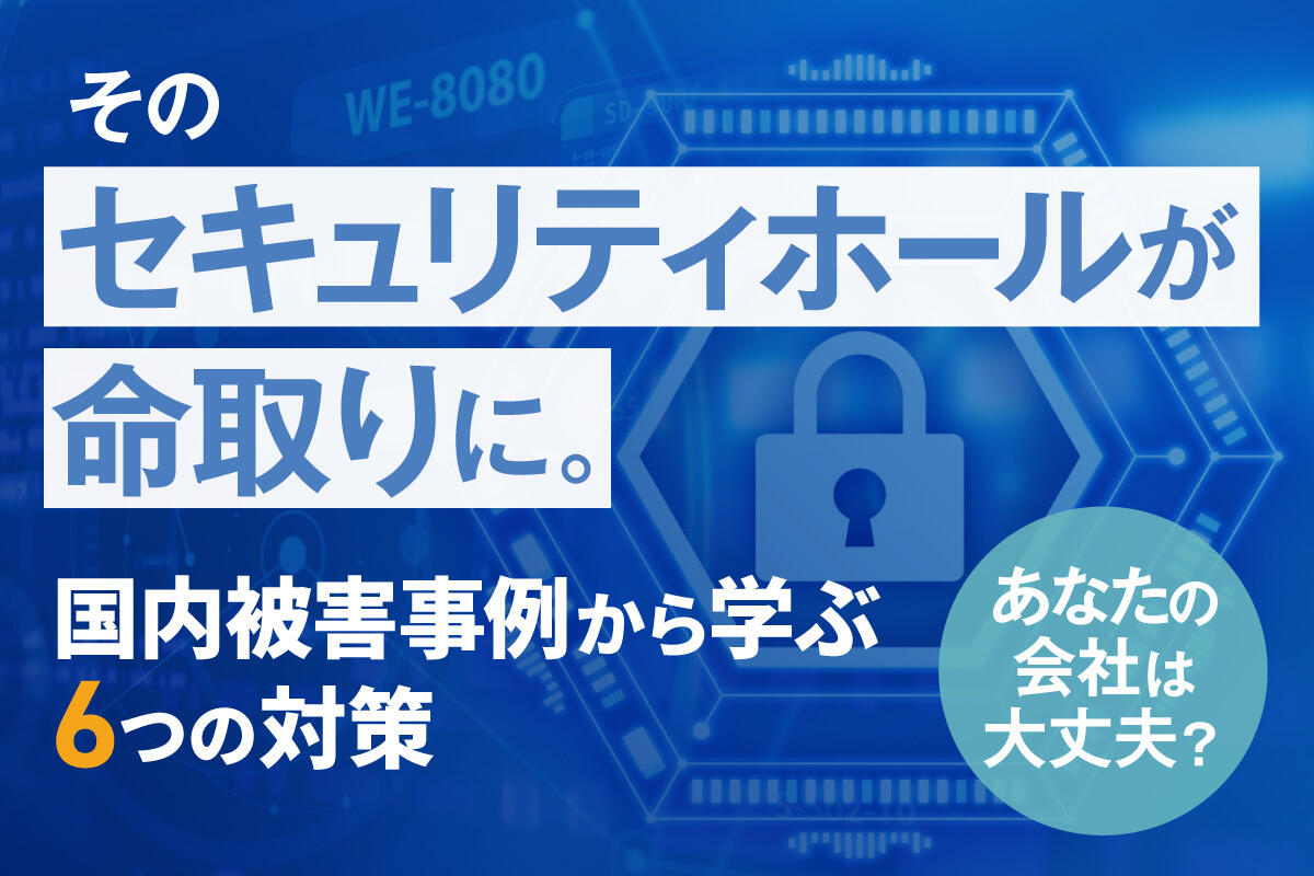 セキュリティホールとは？放置した場合のリスクやサイバー攻撃への対策を解説