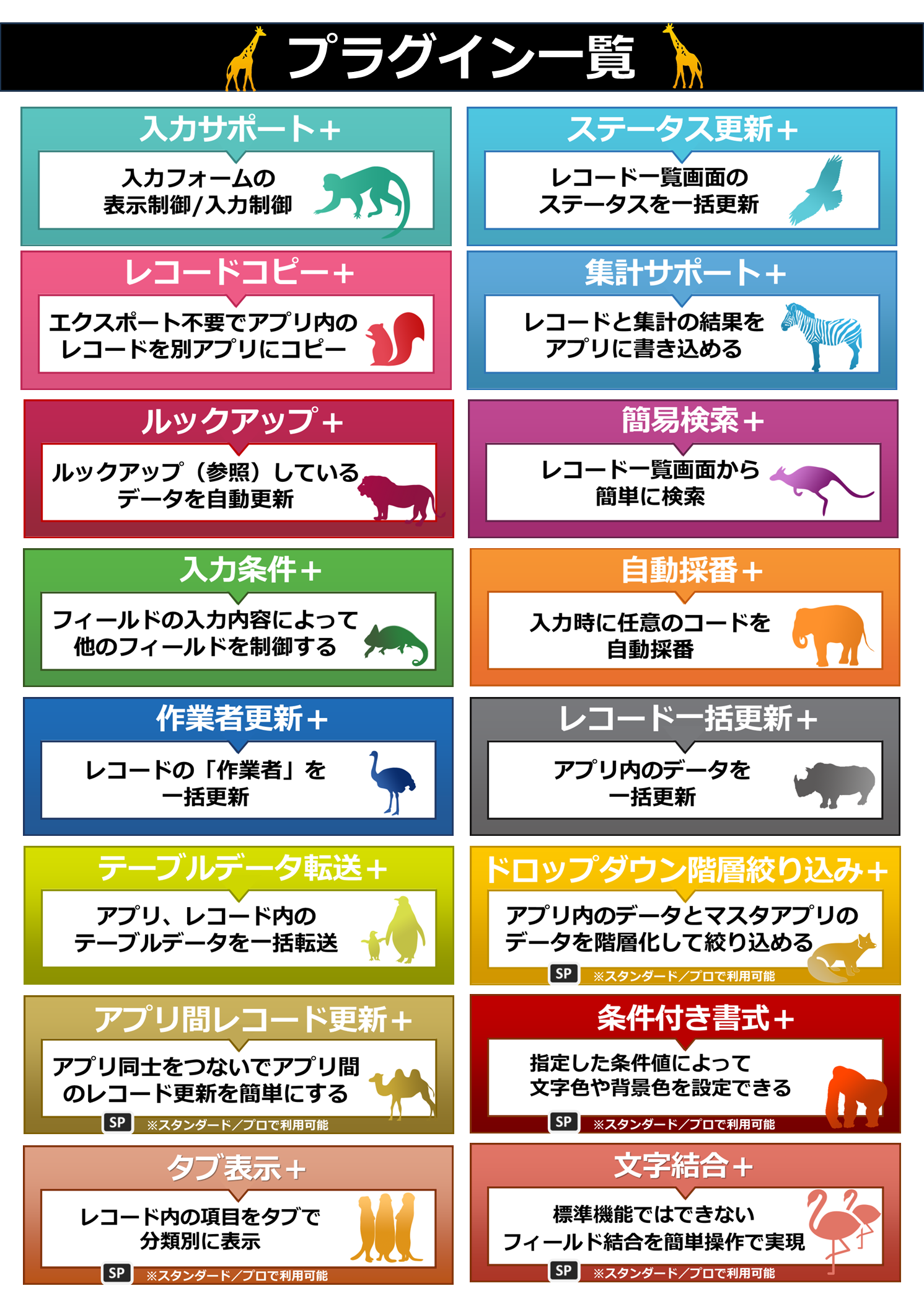 おすすめプラグイン①ATTAZoo+　プラグイン一覧