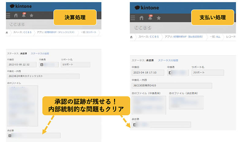 斉藤さんがkintoneの基本機能で構築した承認申請・決済システム