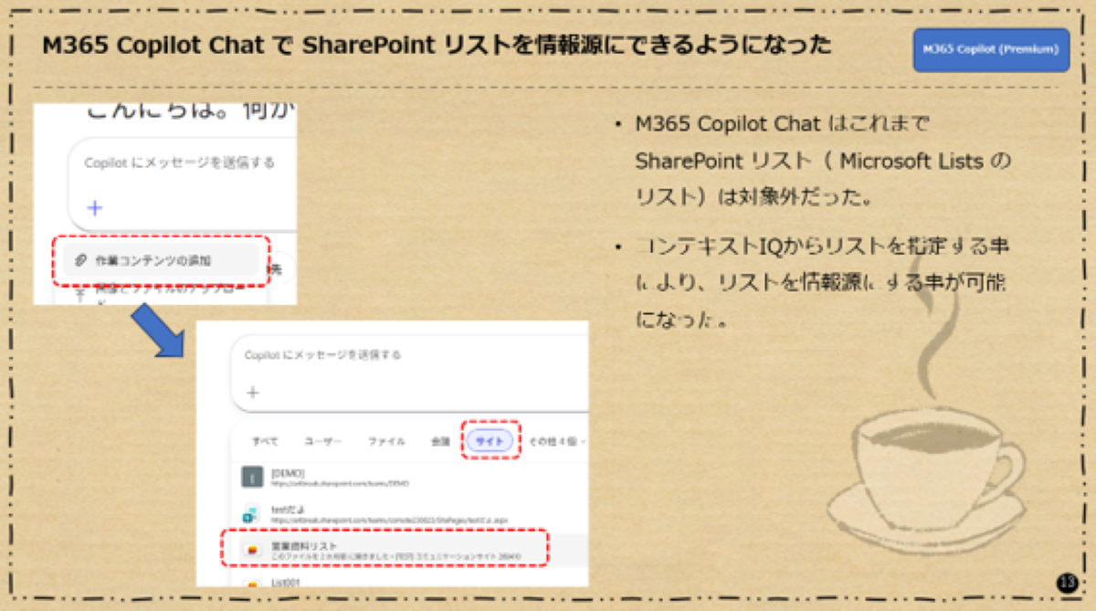 Microsoft 365 Copilot Chat で SharePoint リストを情報源にできるようになった