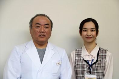 (左)健診センター 副センター長 藤井氏 (右)医事課 主任 藤岡氏