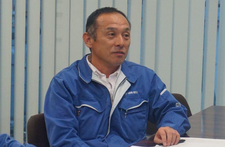 生産本部　生産管理部　部長の横内氏