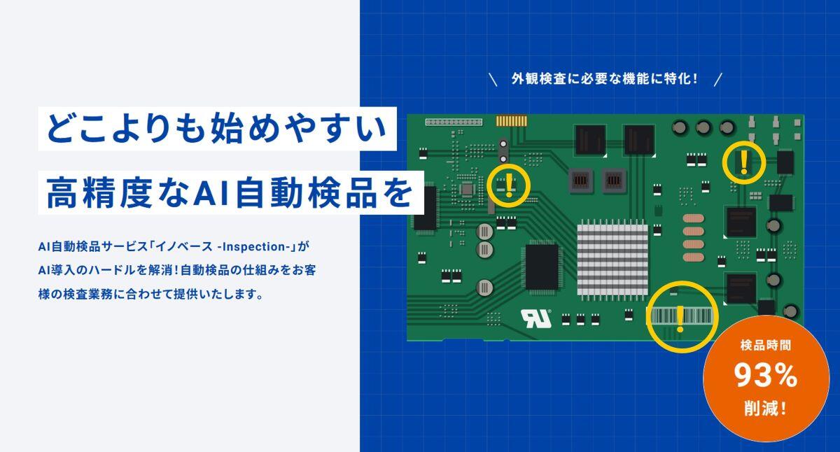 AI自動検品サービス「イノベース-Inspection」